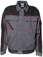 Bundjacke Highline Gr.52 schiefer/schwarz/rot
