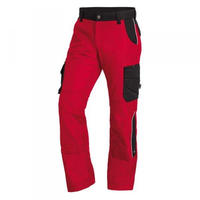 FHB&reg; Premium Bundhose BRUNO Twill 300, rot/schwarz 130430 , 1 St&uuml;ck, Gr&ouml;&szlig;e:...