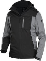 FHB JANNIK Softshelljacke grau-schwarz Gr. L