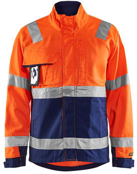 Blakläder Arbeitsjacke HIGHVIS (4064) orange/blau