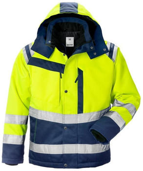 Fristads High Vis Winterjacket 4043 PP yellow/marine