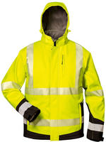 Warnschutz-Softshelljacke Melvin Gr.L gelb/schwarz ELYSEE