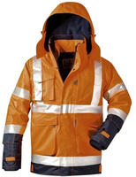 Elysee Arbeitsjacke Warnschutz Jacke 2-in-1 "PHILIPP"orange/marine XL
