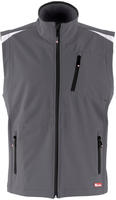 Herren Weste 24, D-grau/schwarz, Gr.m - Fortis