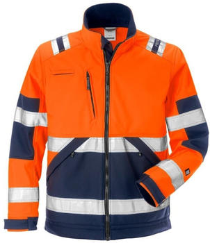 Fristads High Vis Softshell-Jacke Kl. 2 4083 WYH orange/marine