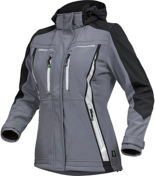 Leibw&auml;chter FLXDS Flex-Line Damen Softshelljacke grau/schwarz