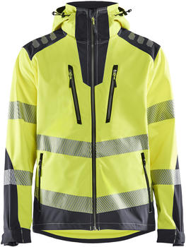 Blakläder High Vis Softshelljacke wasserdicht gelb/schwarz