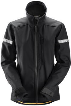 Snickers Damen AllroundWork Softshell Arbeitsjacke Schwarz