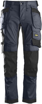 Snickers AllroundWork Stretch Arbeitshose m. Holstertaschen Navy-Schwarz
