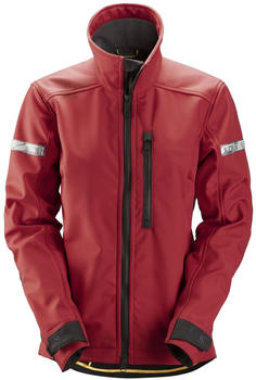 Snickers Damen AllroundWork Softshell Arbeitsjacke Chili-Schwarz