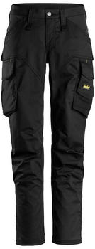 Snickers Damen AllroundWork Stretch Arbeitshose ohne Kniepolster Schwarz