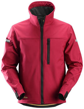 Snickers AllroundWork Softshell Arbeitsjacke Chili-Schwarz