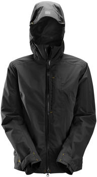 Snickers Damen AllroundWork wasserdichte Softshell Arbeitsjacke EN 343 Schwarz