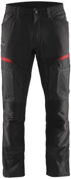 Blakläder Bundhose mit Stretch schwarz/rot