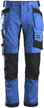 Snickers AllroundWork Stretch Arbeitshose m. Holstertaschen Blau-Schwarz