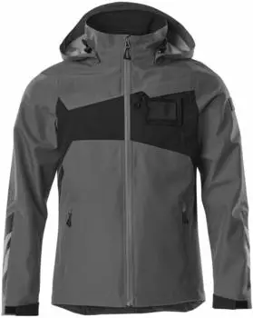 Mascot Accelerate Hard Shell Jacke wasserdicht dunkelanthrazit/schwarz