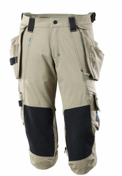 Mascot Advanced Dreiviertel-Hose mit Knie- und Hängetaschen 17049 hellkhaki