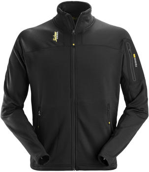 Snickers Body Mapping Micro Fleece Arbeitsjacke Schwarz