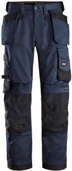 Snickers AllroundWork Stretch Loose Fit Arbeitshose m. Holstertaschen Navy-Schwarz