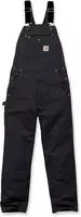 Carhartt Latzhose, schwarz, Gr&ouml;&szlig;e 30 f&uuml;r M&auml;nner