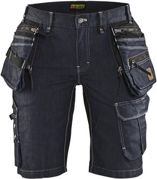 Blakläder Damen Handwerker Shorts 7992 1141 Stretch marineblau/schwarz