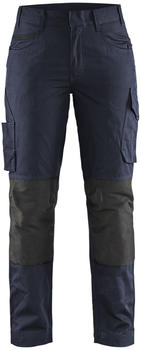 Blakläder Damen Service Bundhose 7195 1330 mit Stretch schwarz/rot