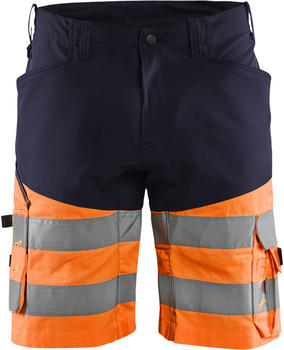 Blakläder High Vis Shorts mit Stretch 1541 1811 marineblau/orange