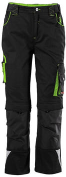 Fortis Kids Bundhose 24 schwarz/limegreen