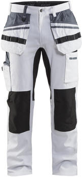 Blakl&auml;der Maler Hose mit Stretch Eins&auml;tzen 1910 1000 wei&szlig;/schwarz