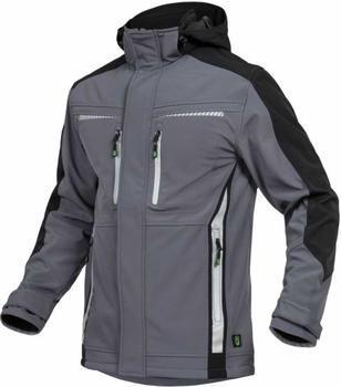 Leibwächter Softshell Jacke Flex-Line grau/schwarz