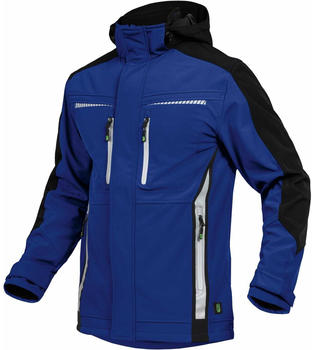 Leibwächter Softshell Jacke Flex-Line kornblau/schwarz