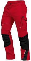 LEIBW&Auml;CHTER Flex-line Arbeitshose Herren &ndash; rot/schwarz &ndash; Gr. 24 &ndash; Bequeme