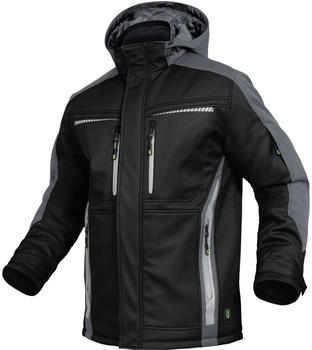 Leibw&auml;chter Winter Softshell Jacke Flex-Line schwarz/grau