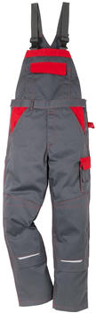 Kansas Latzhose Icon Two Latzhose 1009 LUXE Grau/Rot
