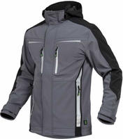 Leibw&auml;chter Softshelljacke Herren &ndash; Grau &ndash; Gr. L &ndash; atmungsaktive Jacke &ndash;