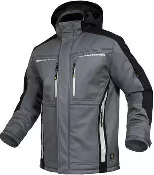 Leibw&auml;chter FLEX-Line Winter Softshelljacke FLEXI27 grau