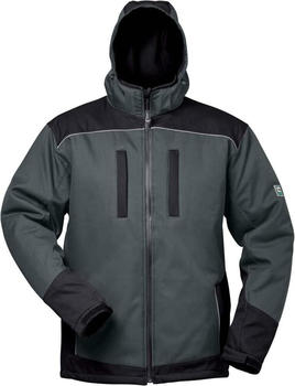 Elysee Ajax 20042 Winter-Softshell-Jacke mit Kapuze, grau/schwarz S
