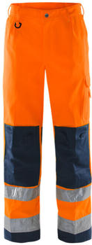 Fristads Warnschutz-Hose High Vis Hose Kl. 2 2001 TH Warnschutz-Orange/Marine