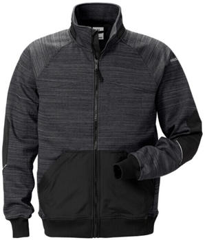 Fristads Sweatjacke 7052 SMP Grau/Schwarz