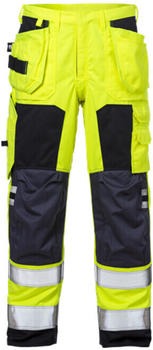 Fristads Flamestat High Vis Handwerkerhose Damen Kl. 2 2775 ATHS Warnschutz-Gelb/Marine