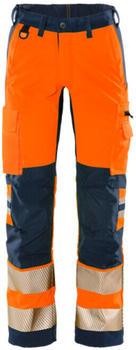 Fristads High Vis Stretch-Hose Klasse 2 2712 PLU Warnschutz-Orange/Marine