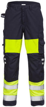 Fristads Flamestat High Vis Hose Damen Kl. 1 2776 ATHS Warnschutz-Gelb/Marine