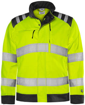 Fristads High Vis Green Jacke Kl. 3 4067 GPLU Warnschutz-Gelb/Schwarz