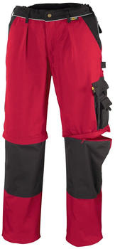 teXXor Canvas 2-in-1 Bundhose Tobago Rot/Schwarz