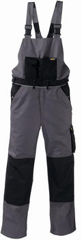 teXXor Canvas Latzhose Amazonas Grau/Schwarz