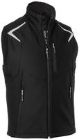 K&uuml;bler Softshell Weste Bodyforce 7125 Schwarz Gr. M