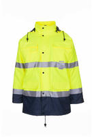 PLANAM Warnschutz Parka 2057 Atmungsaktiv Gelb/Marine Gr. S