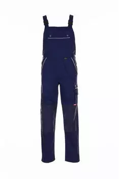 Planam Latzhose Canvas 320 marine/marine