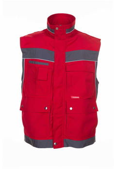 Planam Weste Plaline rot/schiefer