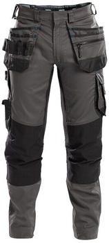 Dassy Hose mit Stretch, Holstertaschen und Kniepolstertaschen FLUX PESCO41 Anthrazitgrau/Schwarz